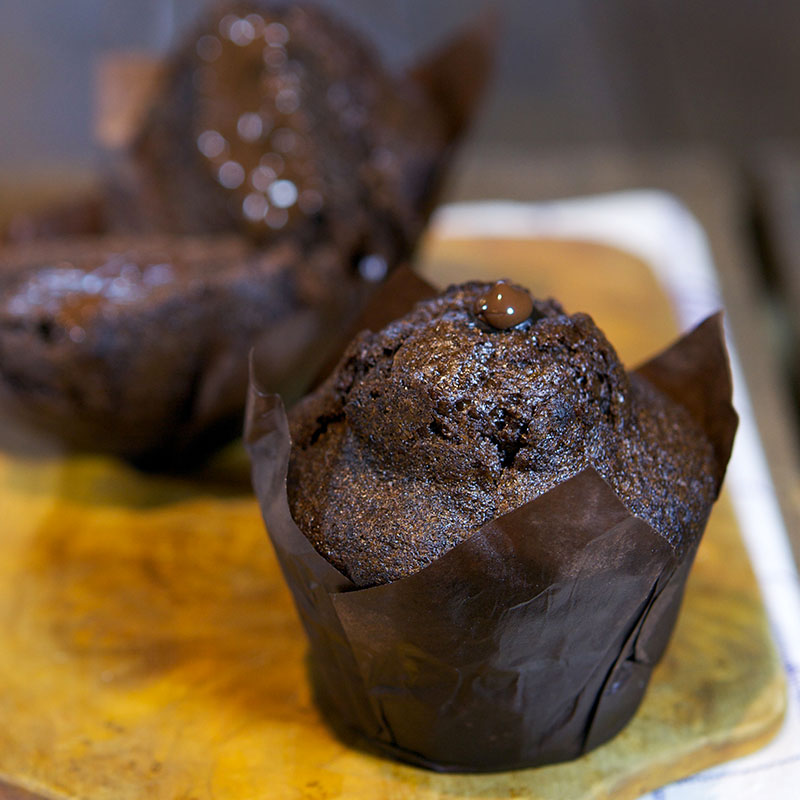 DOUBLE CHOCOLATE MUFFINS 15 x 90g